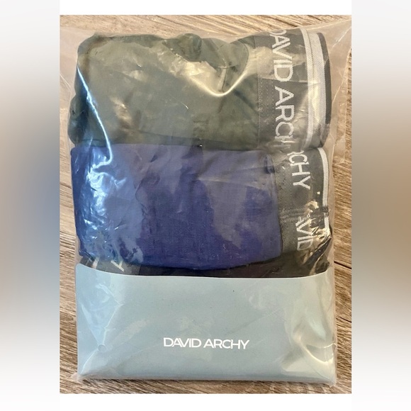 DAVID ARCHY Bamboo Men's Micro Modal Briefs No Fly 3D U Pouch 4 Pack Size L - Picture 6 of 7